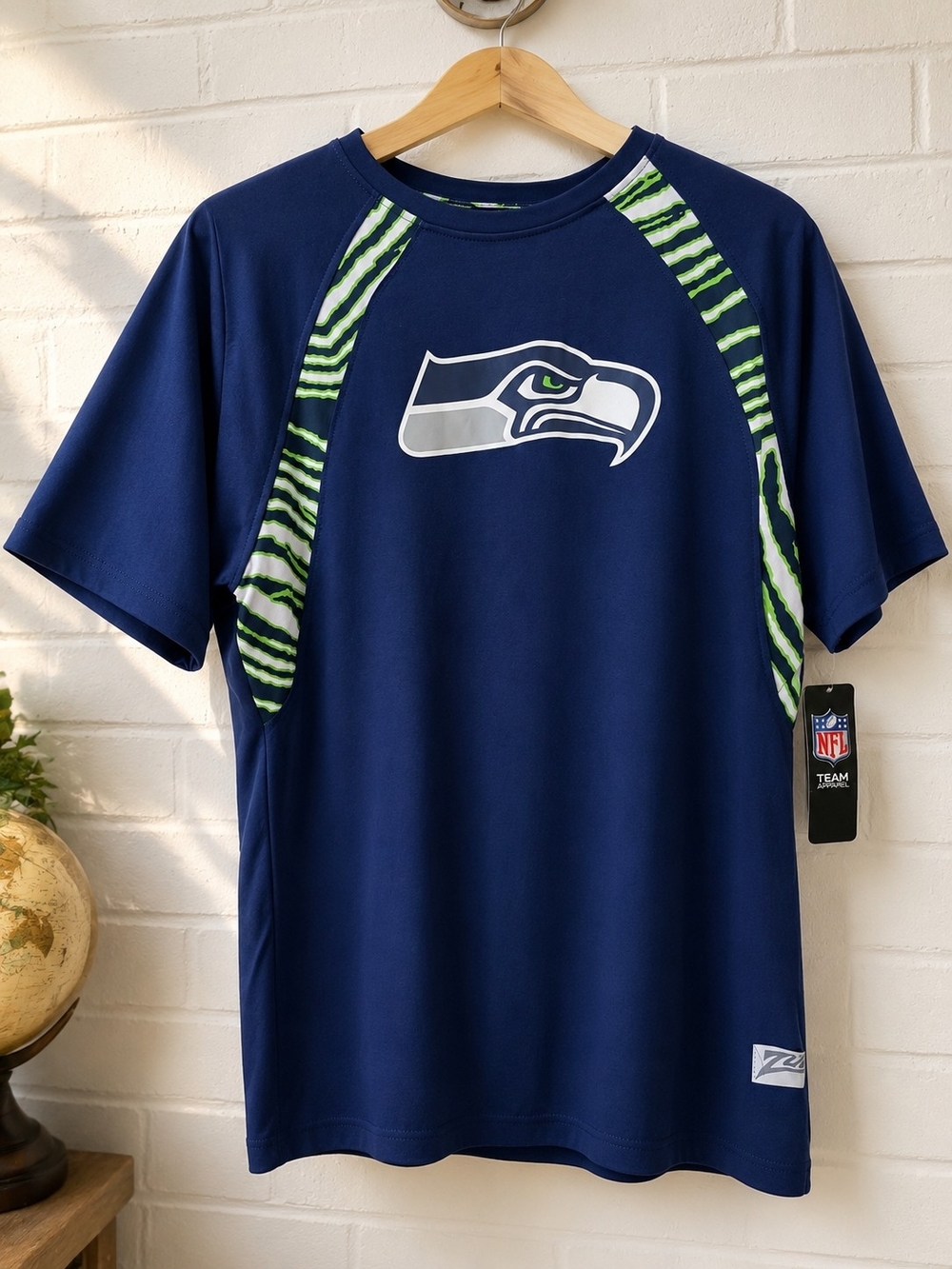 Seattle Seahawks Navy Short-Sleeve Performance T-Shirt